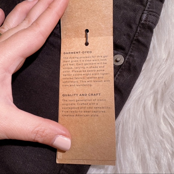 Frye • NWT Melissa Jean in Black Midnight Destroy - Picture 9 of 12